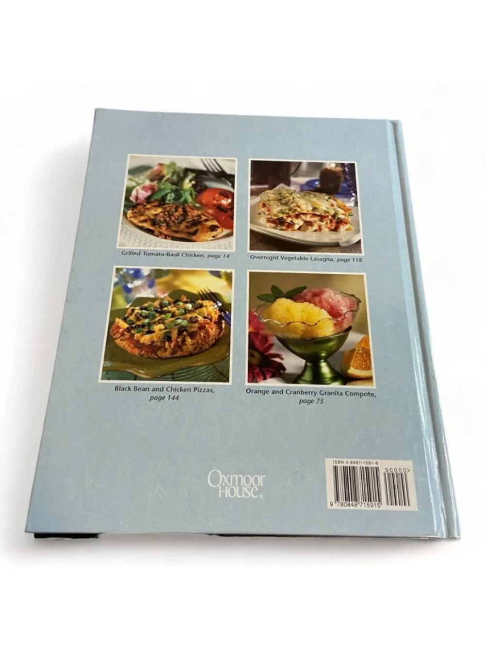 Cooking Light Low-Fat Low-Calorie Quick & Easy Cookbook Hardcover 1998